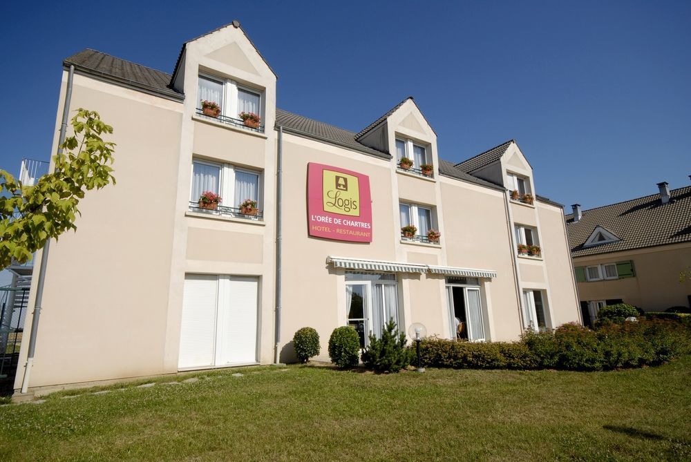 Logis Hotel L'Oree De Chartres - Barjouville Dış mekan fotoğraf
